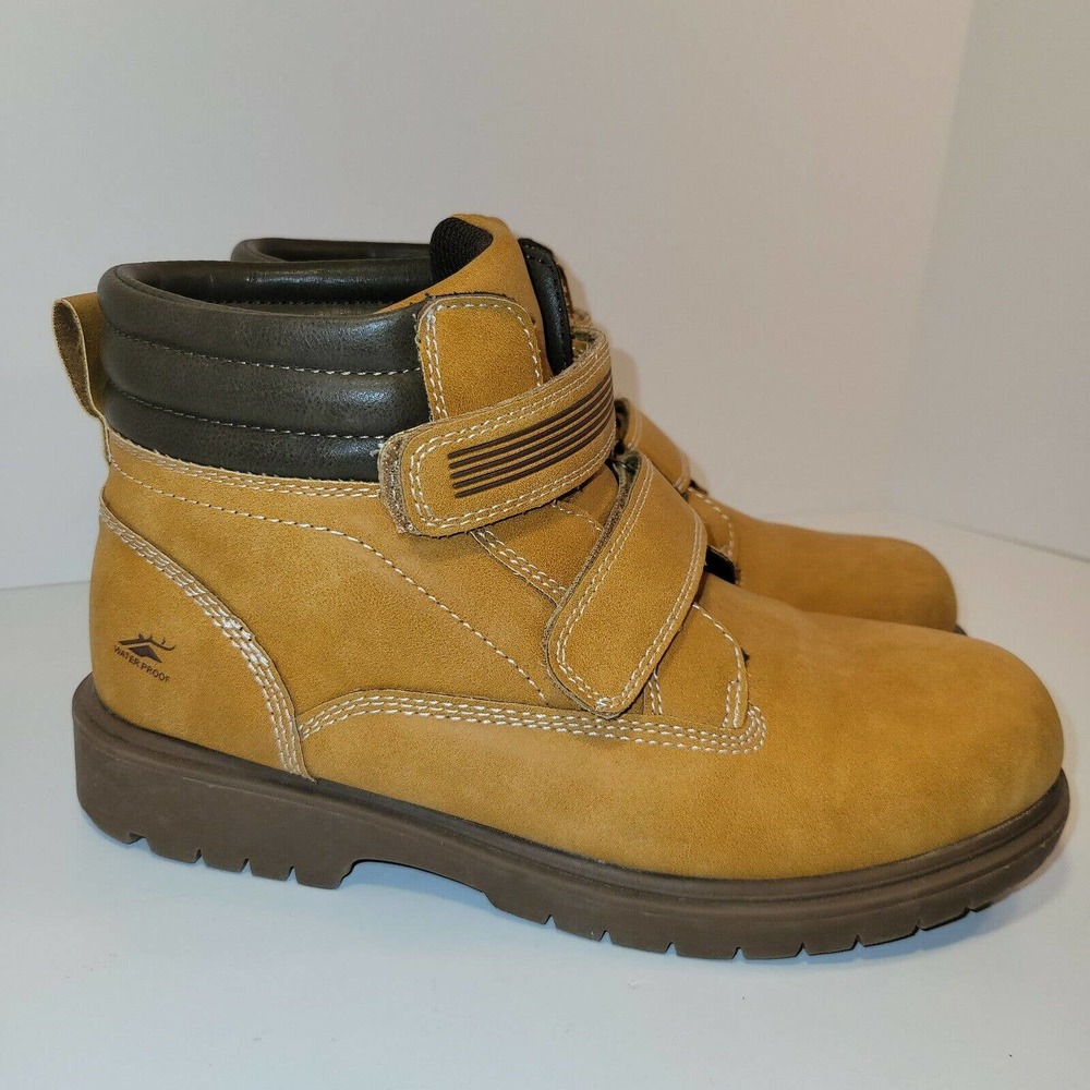 Deer Stags Marker Fashion Boots Wheat Size 5M Waterproof Hook & Loop Thinsulate